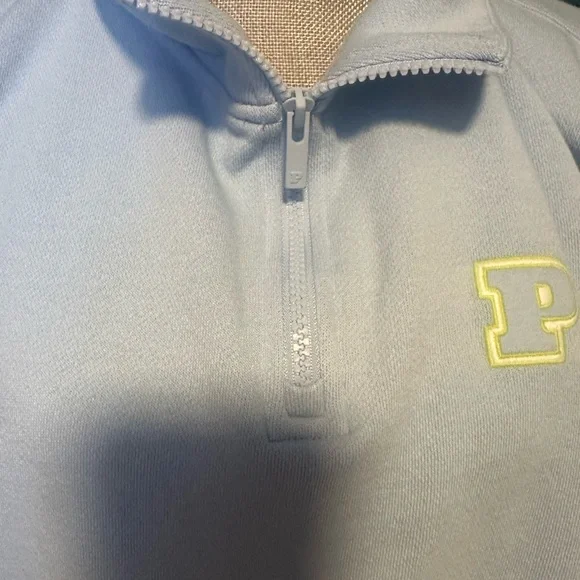 PINK Victoria's Secret Light Blue Pullover - Picture 2 of 5